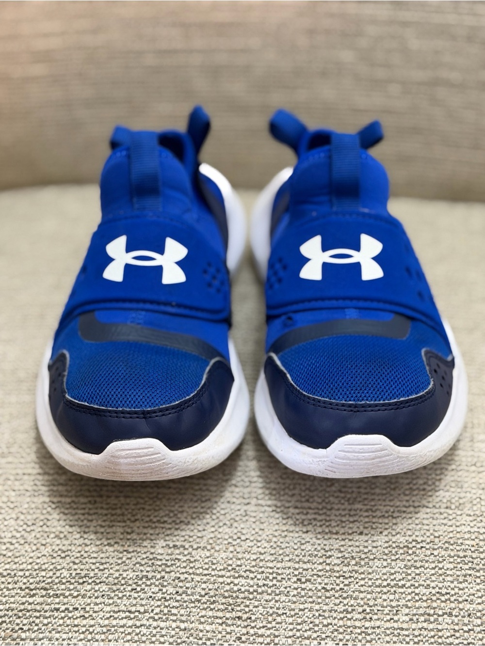 Under Armour Kids' Blue Slip-On Athletic Sneakers